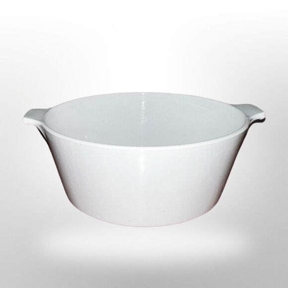 Vintage Corning Ware Centura All White 1-3/4 Quart Saucepan Casserole Dish - Picture 1 of 6